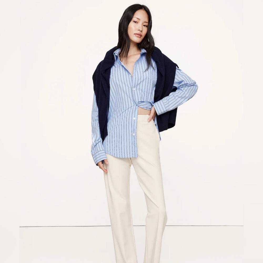 NWT Banana Republic Hugh-Rise Modern Slim Refined Ankle Pant